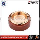 Wooden Metal Ashtray With Lighter Smoking Gift Sets,outdoor Ashtray thumbnail-2