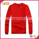 2016 Guangzhou LuoQi Men Plain Dyed Hoody/custom Long Sleeve Knitted Sweater