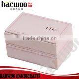 High-end PU Leather Ring Box for Gift With Velvet Lining