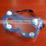 2016 Hot Selling Dental Safety Goggles CE EN 166 PC Transparent Safety Goggles With 4 Holes PC Replacable Safety Goggles