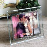 4x6 5x7 Hanging Beveled Glass Photo Picture Frame for Home Decor Gifts thumbnail-2