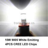 Double Color Changing With 3 Modes 10w cr ee Led Fog Headlight White Yellow Amber 9005 With 4pcs Led Chips thumbnail-3