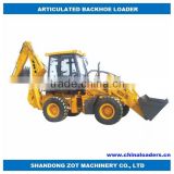 China SDLG Articulated Backhoe Loader Cummins / Yuchai engine wz30-25
