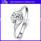 Wholesale 925 Sterling Silver Bezel Setting Band Ring,silver Promise Rings for Men thumbnail-3