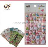 non-woven fabric stickers/felt sticker/felt fabric stickers