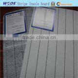 Grey and White Stripe Insole Board