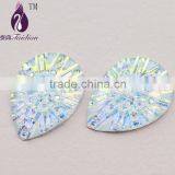 Garment Rhiestone , 18*25 mm Pear Shape Flatback Gemstone Cabochon ,Jewelry Finding