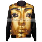european style sublimated satin winter jackets for man