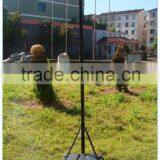 Adjustable Basketball Back Board Stand & Hoop Set thumbnail-1