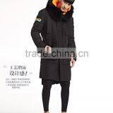 Wholesale Mens Black Yellow Winter Goose Down Jacket thumbnail-5