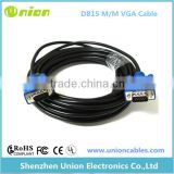 15FT 15 PIN BLUE SVGA VGA ADAPTER Monitor M/M Male To Male Cable CORD FOR PC TV