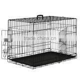 Ekia Wholesale Dog Cages Double Door Metal Dog Crate With Multiple Sizes Quality Choice Most Popular thumbnail-2