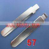 High Quality BYD F3 Remote Key Blade (with Left) 57# Car Key Blade