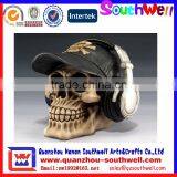 Army Helmet Soldier Skull Skeleton Halloween War Figurine Decor thumbnail-3