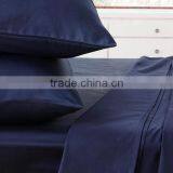 Solid Bed Sheet Fitted Sheet Pocket Bedding Polyester Cotton Choose Color & Size thumbnail-3