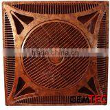 Energy Saving 14 Inch 16 Inch 60X60 Plastic Ceiling Fan With Remote Control and Led Light,3speed Control,gold and Wooden Color thumbnail-6