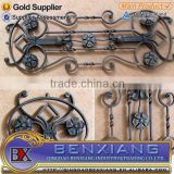 Wrought Iron rosette made by Qingdao BX 21.161for fence,gate& stairs