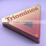Triangle Shaped Game Tin Box