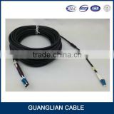Outdoor Duple armored SC LC (twin) optical fiber cable connector