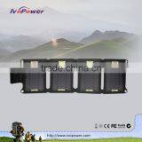 Ivopower Factory 15W Dual USB Folding Portable Solar Charger For Mobile thumbnail-2
