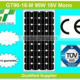 GT90-18-M 90W 18V Solar Panel Manufacturers in Ningbo