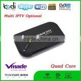 Amlogic S805 Quad Core Android 4.4 H.265 hd Smart tv Box Dvb-s2