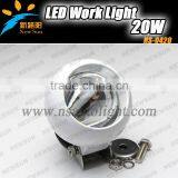 Stainless Steel LED Work Light,20W C Ree Led Work Light, LED Driving Light For Tractor Forklift Off-road ATV Excavator thumbnail-1