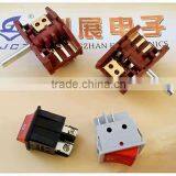 Chzjcz/momentory Switch,BLUE Locking OFF-ON Push Button Car/Boat Switchcam Selector Switch thumbnail-6