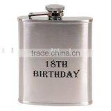 Hip Flask Stainless Steel With Silk-screen Printing thumbnail-1