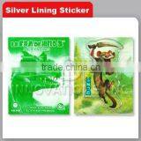 Glod/Silver Printing Sticker thumbnail-1