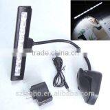 2016 New Arrival Super Bright 9 Led Music Clip-On Stand LED Light Lamp