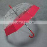 Plastic Dome Transparant Umbrella U Shape Umbrella thumbnail-3