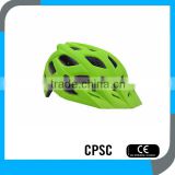 CE CPSC best matt green mountain bicycle helmets sun visor in dongguan guangdong China