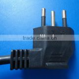 Brazil standard power cord /right angle plug extension cord/brazil ac power cord JL-53A