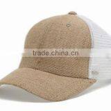 Sports Golf Custom Logo Mesh Blank Wholesale Custom Hemp Baseball Cap thumbnail-4