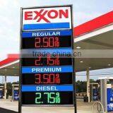 Stable Quantity Led Outdoor Gas Station Signs Competitive Price Single Color Red Color Gas Station Led Price Sign