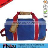 Fashion Denim Blue Canvas Duffel Bag thumbnail-1