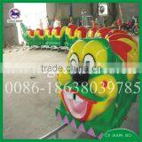 Most Popular Kids Amusement Rides Apple Worm Roller Coaster for Children thumbnail-3