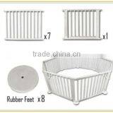 China Wholesale Folding Solid Wood Baby Playpen Kids Wood Playpen thumbnail-6