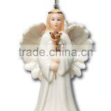 Personalized Antique Color Glazed Ceramic Christmas Tree Decoration Angels thumbnail-1