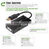 Voxlink New High Speed Gold Plated DisplayPort TO VGA/Aduio/HDMI/DVI Cable Adapter for Macbook thumbnail-5