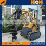 NEWLAND Brand W720 Crawler Walk Behind Mini Skid Steer Loader for Garden thumbnail-1