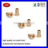 Customized Gold Plating Precision Cnc Turning Parts Electronic Cigarette Adaptors Parts thumbnail-2