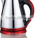 1.2L Red Durable Stainless Steel Electric Kettle thumbnail-1