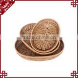 Washing Room Oval Shape Rattan Hanging Baskets for Towel Storage thumbnail-2