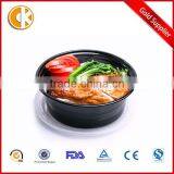 1000ml Round Dispoable pp Plastic Take Away Bowl/food Container