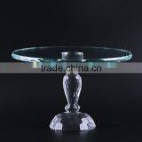 Hot Selling Super Quality Stemmed Crystal Cake Plate With Good Offer thumbnail-2