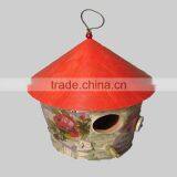 Top Quality Handmade Wooden Bird Hose/pet House, Decorated Wooden Bird House thumbnail-4