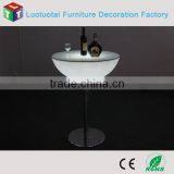 Halfmoon Round Remote Control High Top Led Bar Cocktail Table thumbnail-4