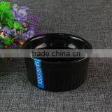 Colorful Red Porcelain Salad Bowl Black Cheap Pasta Bowl thumbnail-3